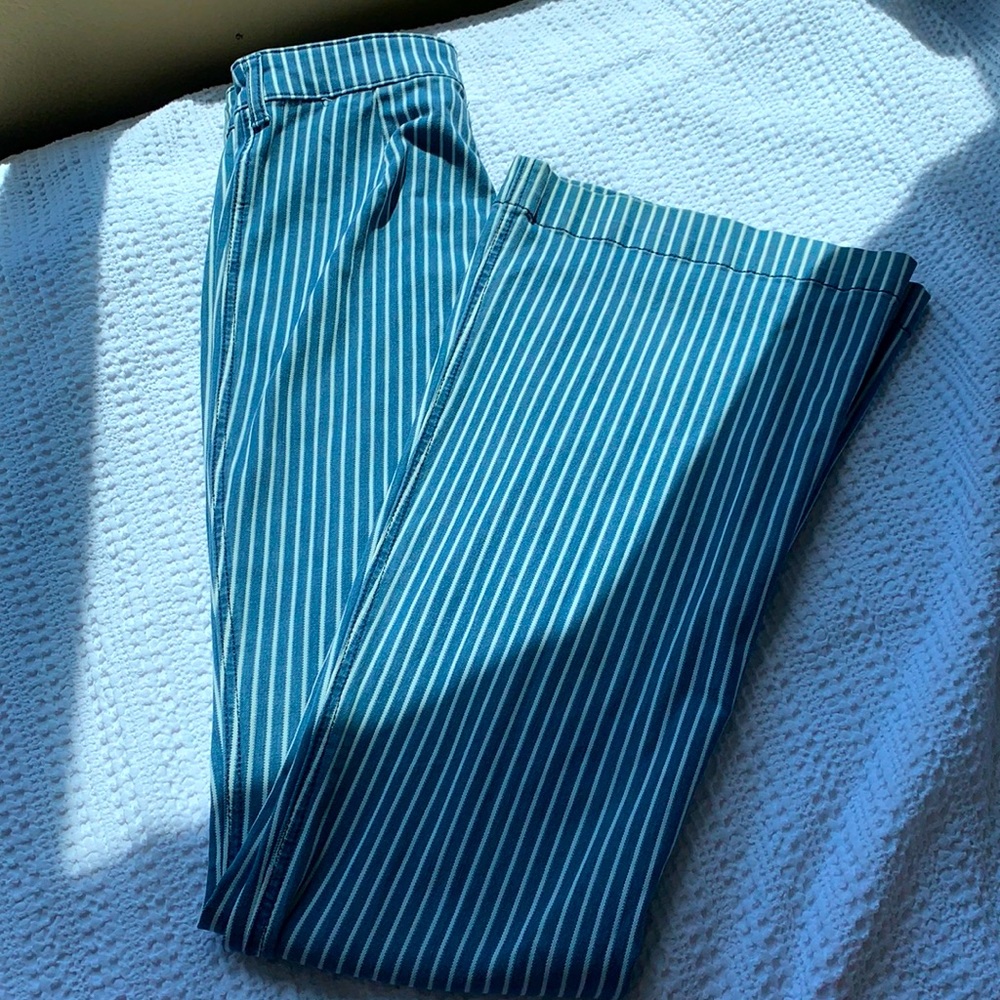 Striped bell bottoms